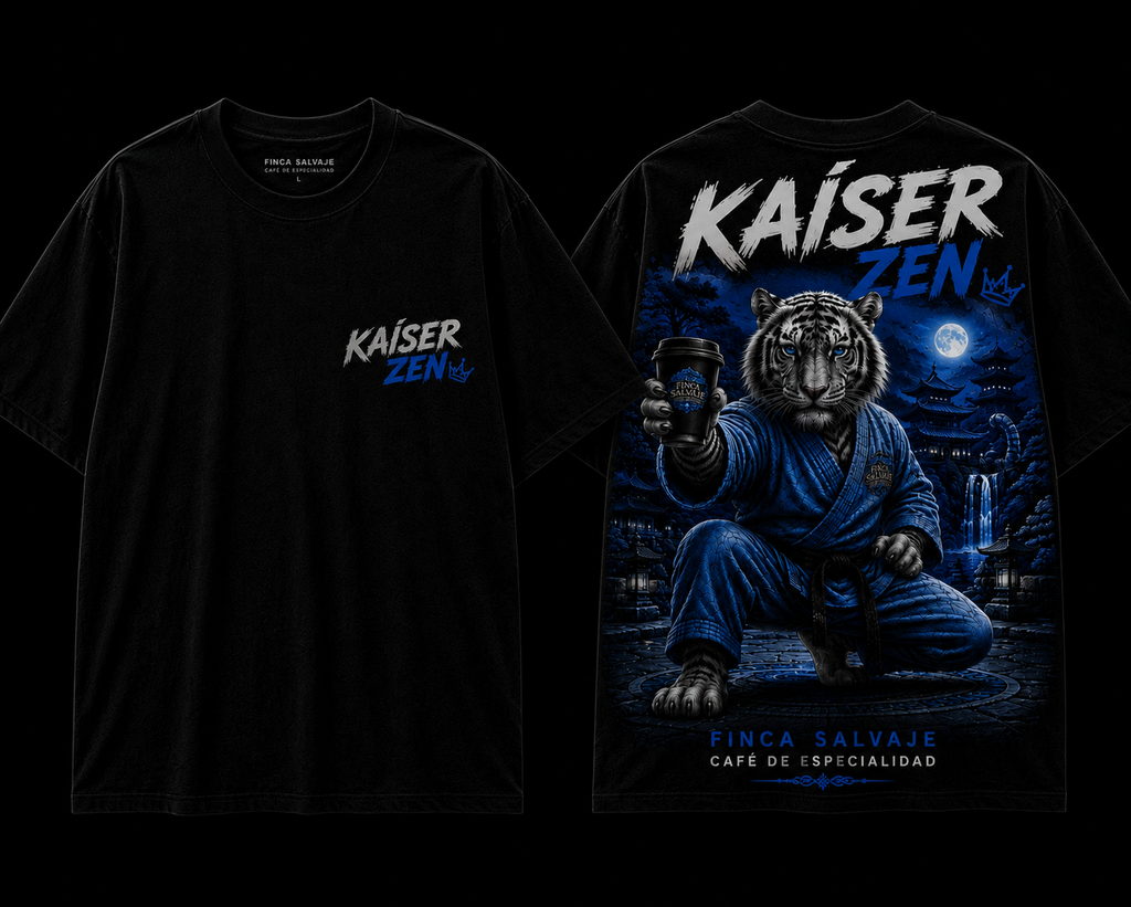 Camiseta Káiser Zen negra — La Finca Salvaje