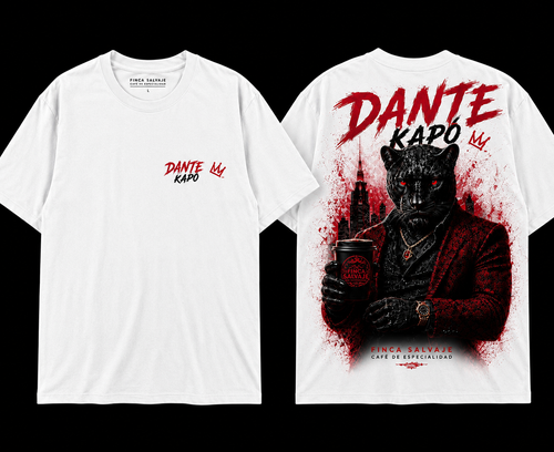 Camiseta Dante Kapó blanca — La Finca Salvaje