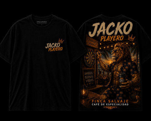 Camiseta Jacko Playero negra — La Finca Salvaje