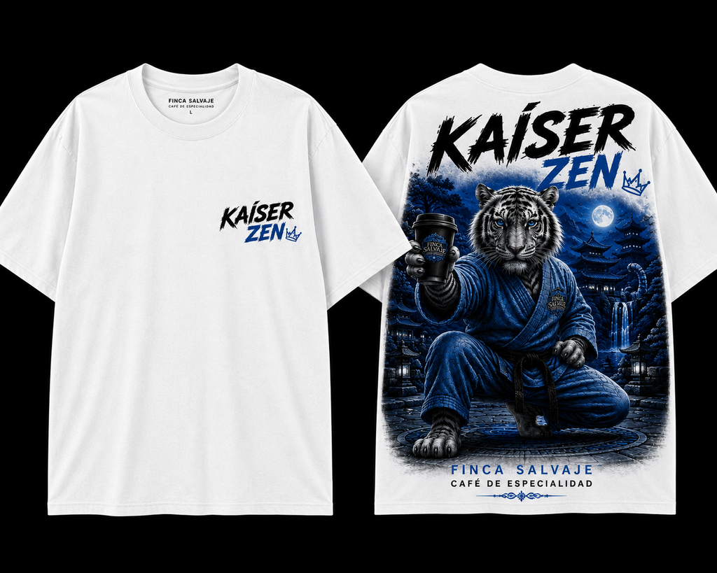 Camiseta Káiser Zen blanca — La Finca Salvaje
